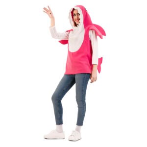 DISFRAZ DE TIBURÓN ROSA PARA MUJER