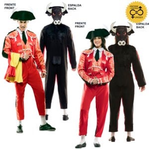 DISFRAZ DOBLE FUN! DE TORERO-TORO UNISEX ADULTO
