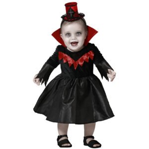 DISFRAZ DE VAMPIRESA PARA BEBE NIÑA