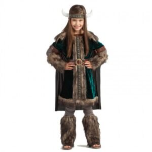 DISFRAZ DE VIKINGA NÓRDICA PARA NIÑA