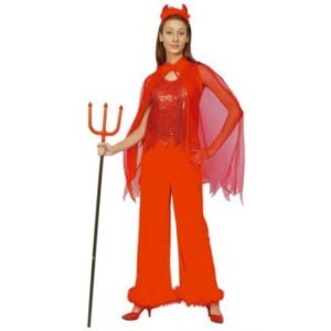 DISFRAZ DEMONIA PANTALÓN MUJER