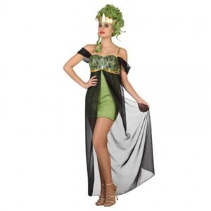 DISFRAZ DE GRIEGA VERDE MUJER