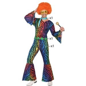 DISFRAZ DISCO RAYAS PARA HOMBRE