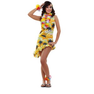 DISFRAZ DE HAWAIANA MUJER