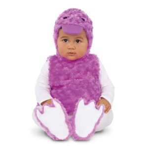 DISFRAZ PATITO PELUCHE LILA BEBÉ