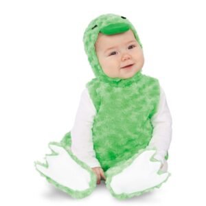 DISFRAZ DE PATITO PELUCHE VERDE BEBÉ