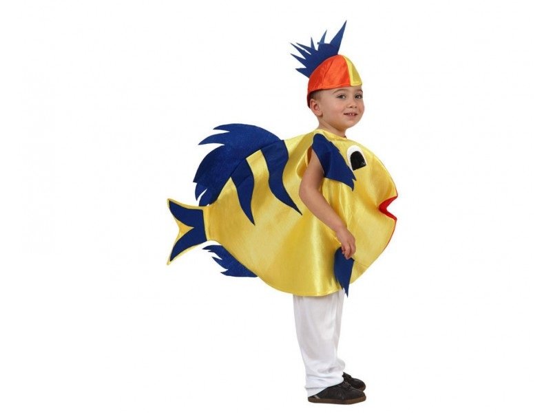 DISFRAZ DE PEZ AMARILLO INFANTIL
