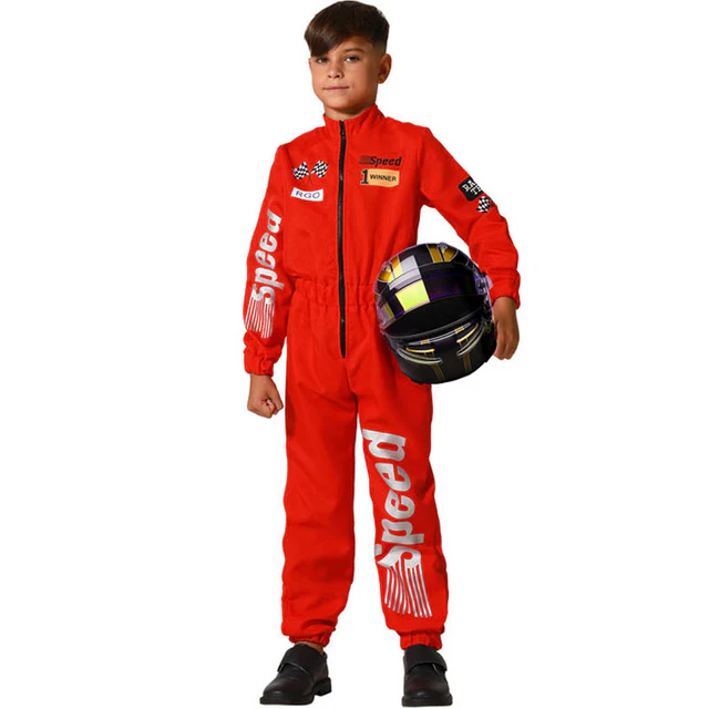 DISFRAZ DE PILOTO DE CARRERAS INFANTIL