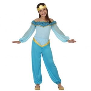 DISFRAZ DE PRINCESA ÁRABE AZUL NIÑA