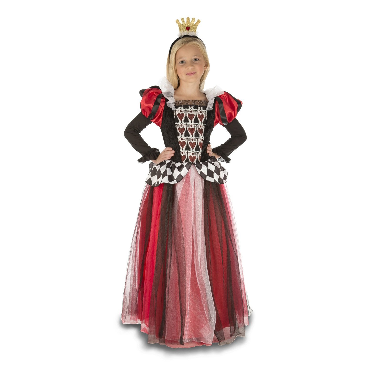 DISFRAZ DE REINA DE CORAZONES NIÑA