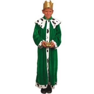 DISFRAZ DE REY MAGO VERDE INFANTIL