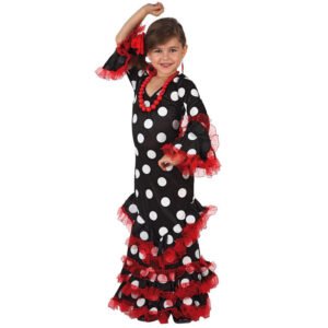 DISFRAZ DE SEVILLANA NEGRO INFANTIL