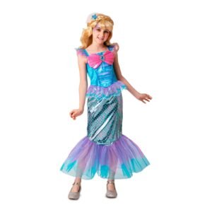 DISFRAZ DE BELLEZA SIRENA NIÑA