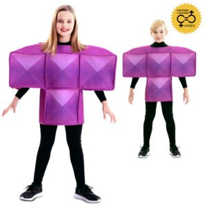 DISFRAZ TETRIS PÚRPURA UNISEX INFANTIL