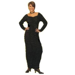 DISFRAZ CUERPO VELVET NEGRO ADULTO