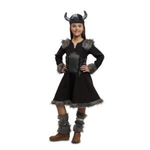 DISFRAZ DE VIKINGA SALVAJE BEBÉ NIÑA