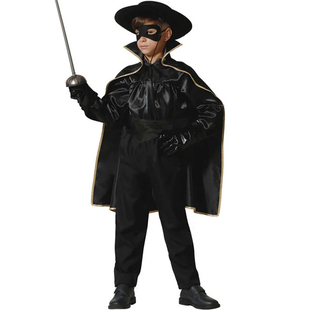 DISFRAZ ENMASCARADO NEGRO NIÑO