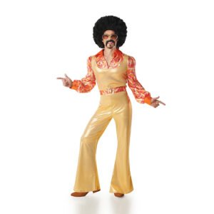 DISFRAZ DISCO DORADO AÑOS 70 DE HOMBRE