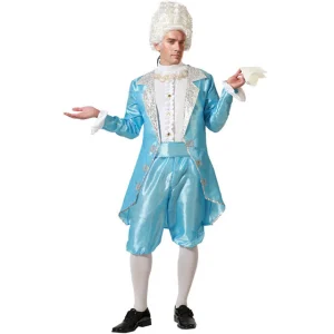 DISFRAZ DE CORTESANO AZUL HOMBRE