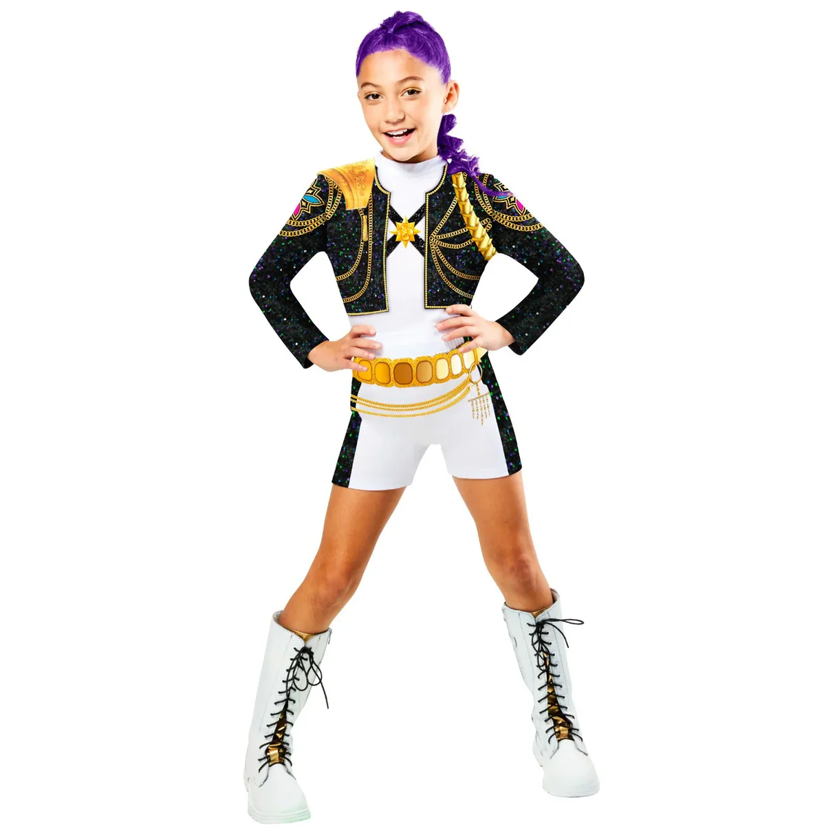 DISFRAZ DE RUMI GOLDEN DE K-POP PARA NIÑA