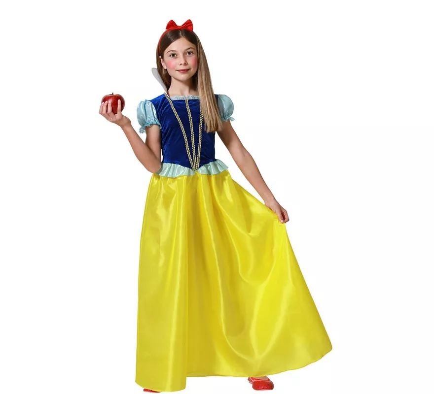 DISFRAZ DE BLANCANIEVES PARA NIÑA