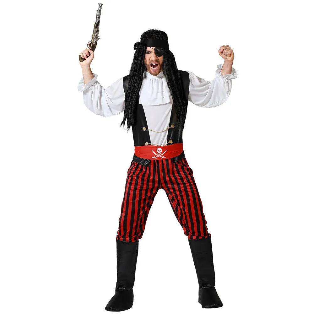 DISFRAZ DE PIRATA HOMBRE RAYAS