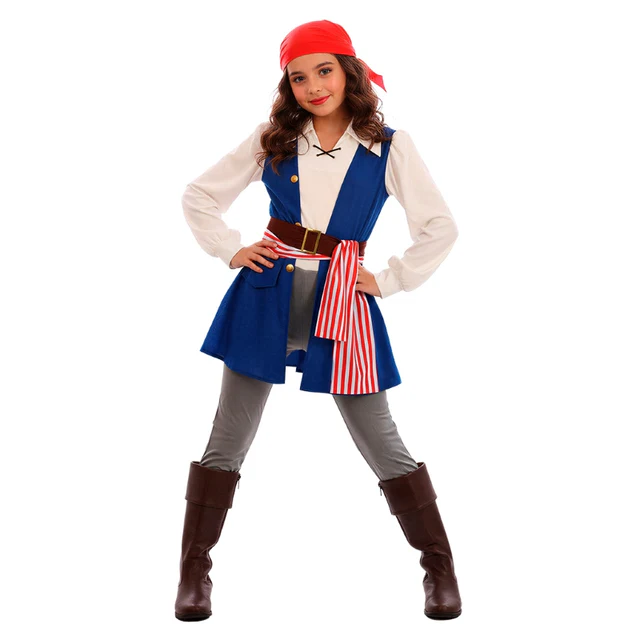 DISFRAZ DE PIRATA JACKELINE PARA NIÑA