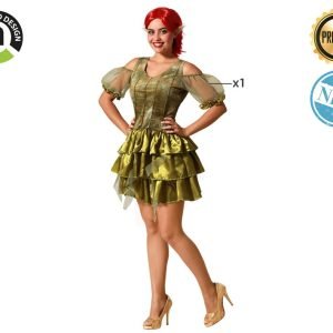 DISFRAZ DE DUENDE VERDE PARA MUJER