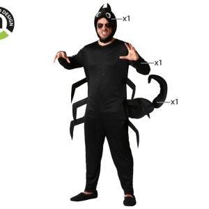 DISFRAZ DE ESCORPIÓN NEGRO UNISEX PARA ADULTO