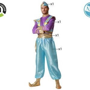 DISFRAZ DE GENIO VIOLETA PARA HOMBRE