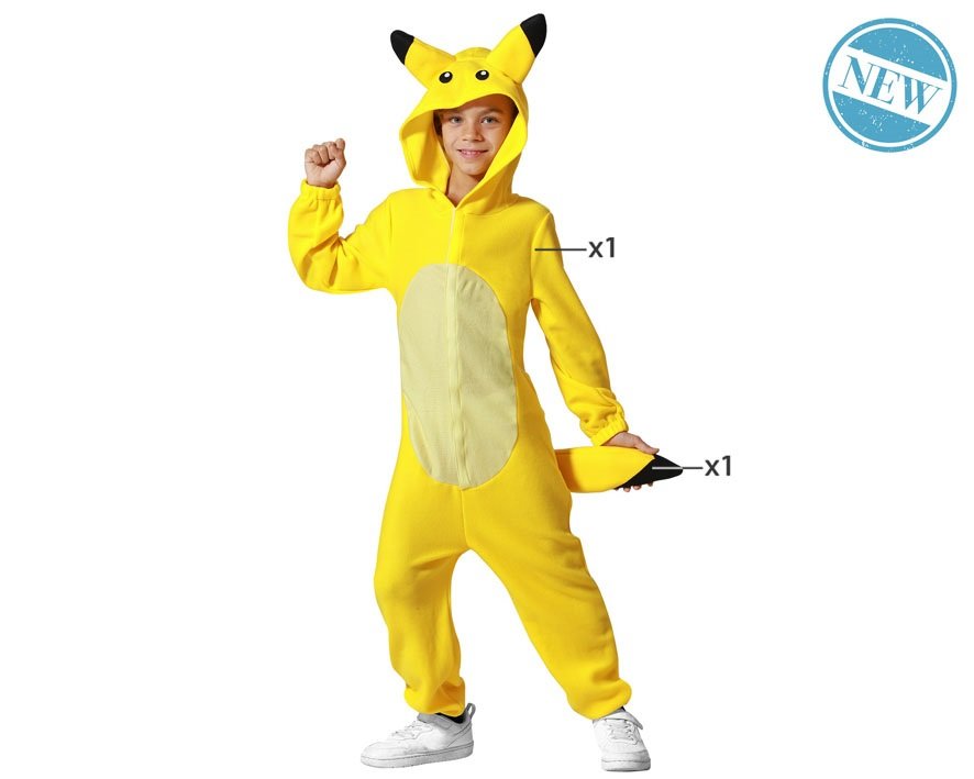 DISFRAZ DE POKÉMON PIKA-CHU UNISEX INFANTIL