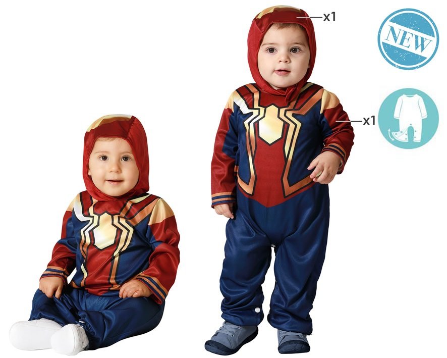 DISFRAZ DE SPIDERMANHEROE UNISEX PARA BEBÉ