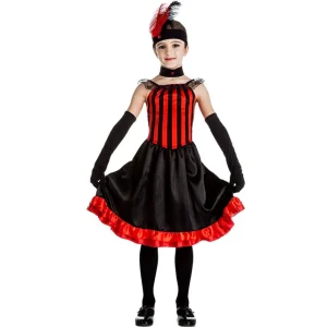 DISFRAZ DE CA CAN ROJO PARA NIÑA