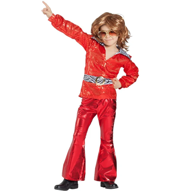 DISFRAZ DE DISCO ROJO PARA NIÑO