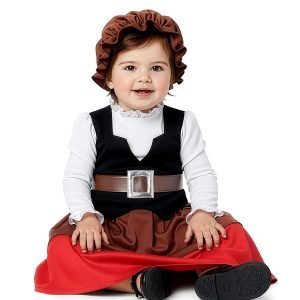 DISFRAZ DE MESONERA MEDIEVAL DELUXE PARA BEBÉ