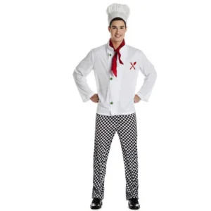 DISFRAZ DE COCINERO PARA HOMBRE