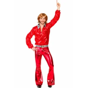 DISFRAZ DE DISCO ROJO PARA HOMBRE