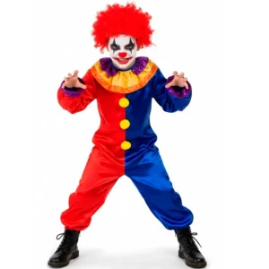 DISFRAZ DE PAYASO DIABOLICO PARA NIÑO