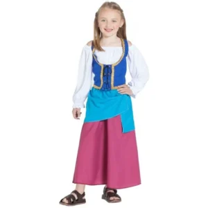 DISFRAZ DE MESONERA PARA NIÑA