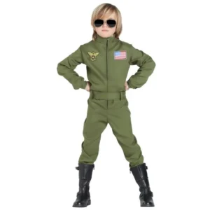 DISFRAZ DE PILOTO AVIÓN DE COMBATE INFANTIL