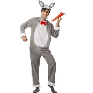 DISFRAZ DE CONEJO GRIS PARA HOMBRE