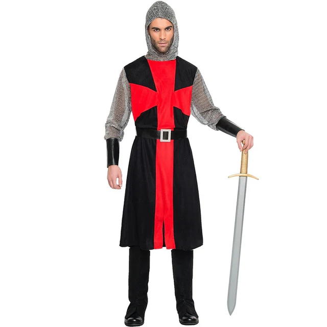 DISFRAZ DE CRUZADO MEDIEVAL PARA HOMBRE