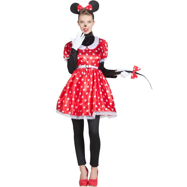 DISFRAZ DE MINNIE MOUSE PARA MUJER