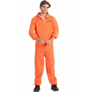 DISFRAZ DE PRESO NARANJA PARA HOMBRE