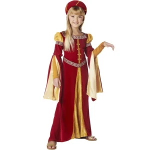DISFRAZ DE PRINCESA MEDIEVAL PARA NIÑA