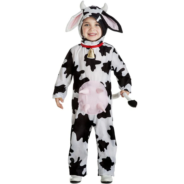 DISFRAZ DE VACA LECHERA INFANTIL